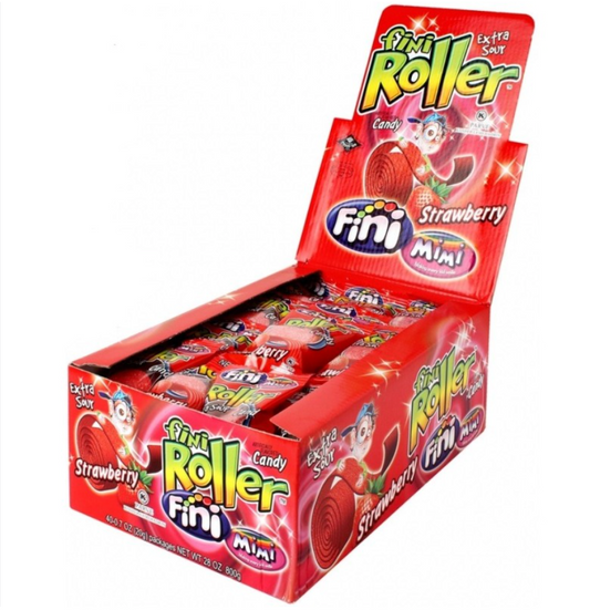 Roller Fizz fraise - Fini - Sachet 20g