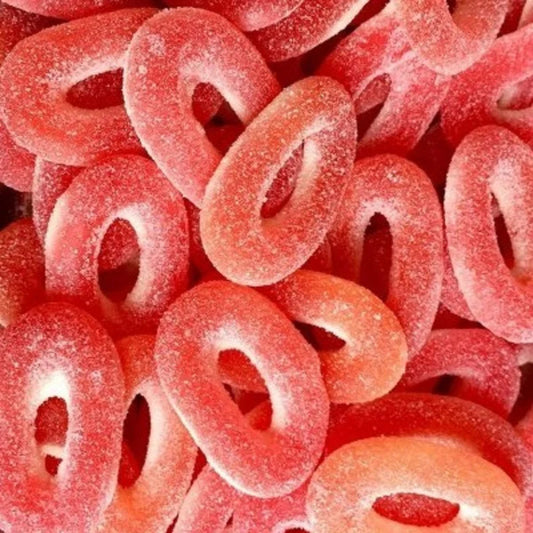 Anneaux Sucrées Fraise - 100g